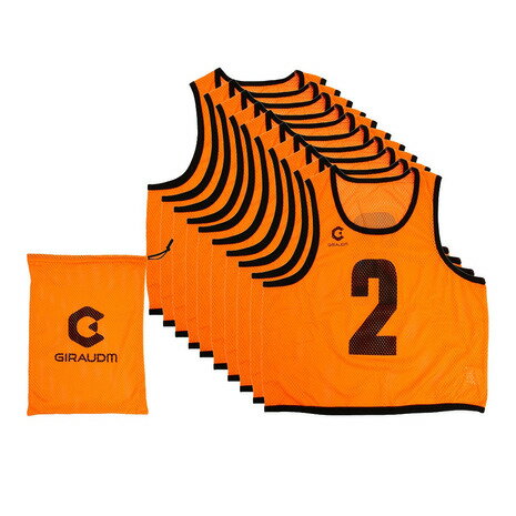 ジローム(GIRAUDM)(キッズ)ジュニア チームベスト 10枚セット 750GM0KS9353 ORG