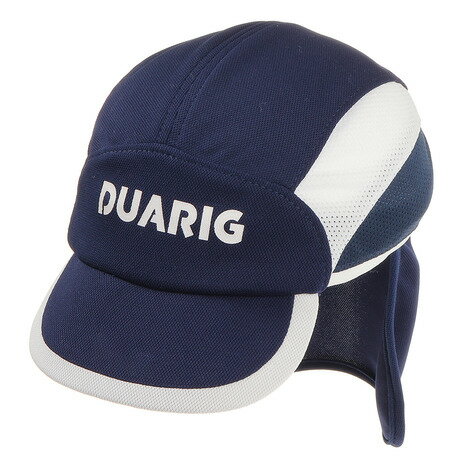 デュアリグ（DUARIG） ジュニア フットボールキャップ 日除け付 750D8ST124 NVY 熱中症対策 帽子 キャップ 吸水速乾 UPF50+ （キッズ）