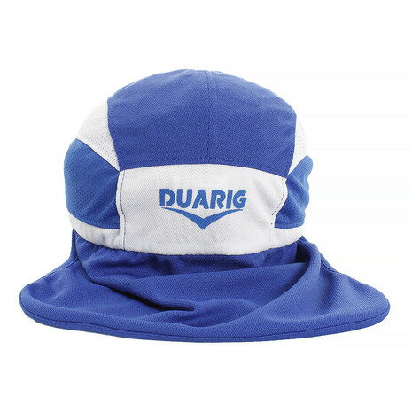 デュアリグ(DUARIG) ジュニア フットボールキャップ 日除け付 750D8ST124 BLU 熱中症対策 帽子 キャップ 吸水速乾 UPF50+ (キッズ)安売り サッカー 用品 セール