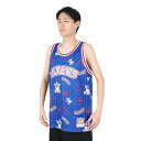 ミッチェルアンドネス（Mitchell&Ness）（メンズ）NBA 76ers セブンティシクサーズ Tear Up Pack タンクトップ MSPOBW19081-P76PTRY M