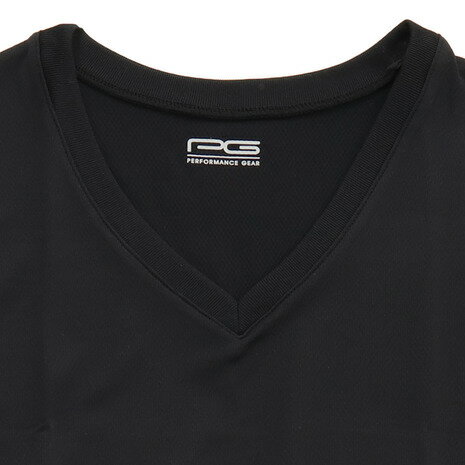 パフォーマンスギア(PG) ジュニア ドライプラス Vネックインナー 751PG9ES6728 BLK (キッズ)ネット通販 サッカー 用品 セール