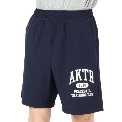 アクター(AKTR)(メンズ)バスケットボールウェア PEACEBALL T.C. 6.5インチ ショーツ 224-038002 NV