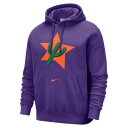 ナイキ(NIKE)(メンズ)バスケットボールウェア フェニックス サンズ クラブ シティ エディション フリース プルオーバー パーカー FZ0607-504