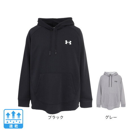 ウエア アンダーアーマー（UNDER ARMOUR）（メンズ）バスケットボールウェア ゲームタイム スウェット ロングスリーブ プルオーバーフーディー 1381378