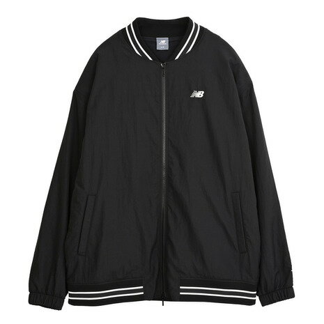 ニューバランス（new balance）（メンズ）バスケットボールウェア ボンバージャケット 裏地起毛メッシュ AMJ55632BKのサムネイル