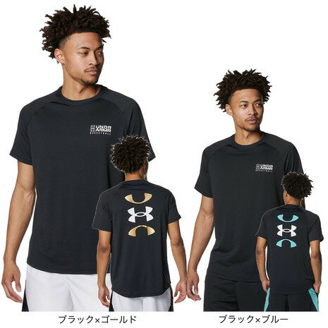 アンダーアーマー（UNDER ARMOUR）（メンズ）バスケットボールウェア テック グラフィック ショートスリーブTシャツ 1384723