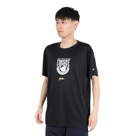 コンバース(CONVERSE)(メンズ、レディース)バスケットボールウェア ゴールドシリーズ プリントTシャツ CBG251351-1900