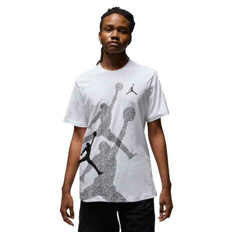 ウエア ジョーダン（JORDAN）（メンズ）バスケットボールウェア ブランド ハイブリッド 半袖Tシャツ クルー FN6026-100