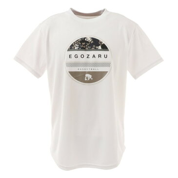 【20%OFFクーポン！8/19まで】エゴザル（EGOZARU） サークルレオパードTシャツ EZST-2104-025 バスケットボールウェア （メンズ、レディース）