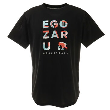 【20%OFFクーポン！8/19まで】エゴザル（EGOZARU） DECOFONT Tシャツ EZST-2106-012 バスケットボールウェア （メンズ、レディース）