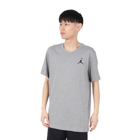 ジョーダン(JORDAN)(メンズ)バスケットボールウェア ジャンプマン EMB 半袖 クルーネックTシャツ DC7485-091 ジョーダン(JORDAN)(メンズ)バスケットボールウェア ジャンプマン EMB 半袖 クルーネックTシャツ DC7485-091