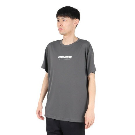 コンバース(CONVERSE)(メンズ、レディース)バスケットボールウェア ゴールドシリーズ プリントTシャツ CBG251352-1800