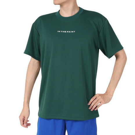 インザペイント(IN THE PAINT)(メンズ)バスケットボールウェア Tシャツ ITP24315GRN 速乾