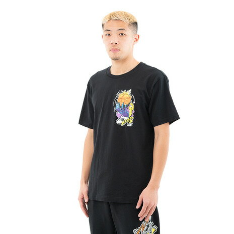 ニューバランス（new balance）（メンズ）バスケットボールウェア Hoops Tシャツ MT13591BK