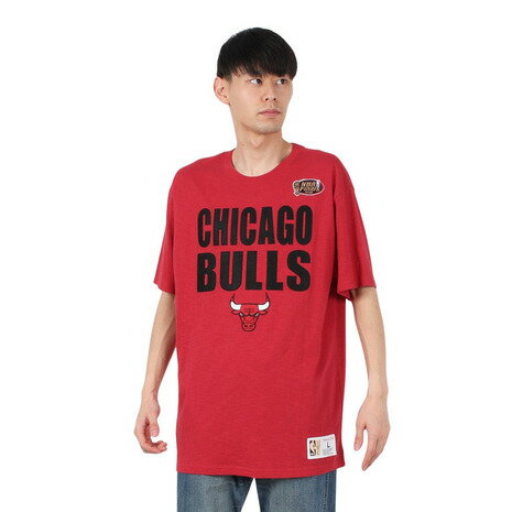 ミッチェルアンドネス(Mitchell&Ness)(メンズ、レディース)LEGENDARY SLUB 半袖Tシャツ シカゴ・ブルズ TCRW5507-CBUYYPPPSCAR