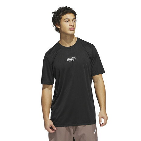 アディダス(adidas)(メンズ)バスケットボールウェア Get Buckets グラフィック半袖Tシャツ TK358-HZ3670