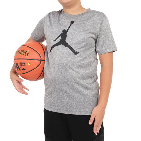 楽天SuperSportsXEBIO楽天市場支店ジョーダン（JORDAN）（キッズ）バスケットボールウェア JUMPMAN LOGO ドライフィット 半袖Tシャツ 954293-GEH