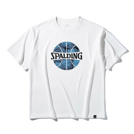 【20%OFFクーポン対象!12/11まで】スポルディング(SPALDING)(メンズ、レディース)バスケットボールウェア Tシャツ ボールプリント インザダー...