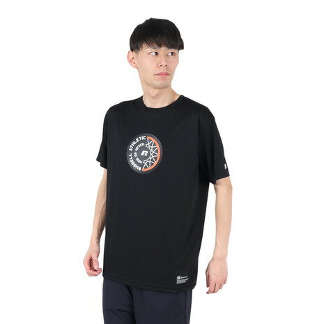 ラッセル(RUSSELL)(メンズ)バスケットボールウェア 半袖 RUSSELL HOOP Tシャツ RBB25S0005 BLK ラッセル(RUSSELL)(メンズ)バスケットボールウェア 半袖 RUSSELL HOOP Tシャツ RBB25S0005 BLK
