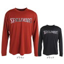 スポルディング（SPALDING）（メンズ）バスケットボールウェア 長袖Tシャツ ウォールペイント SMT23211