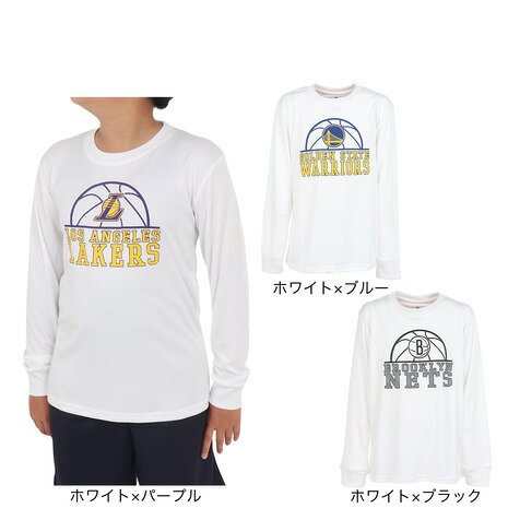 エヌビーエー（NBA）（キッズ）バスケットボールウェア 長袖Tシャツ 3AAE