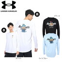 アンダーアーマー(UNDER ARMOUR)(メンズ)バスケットボールウェア テック グラフィック ロングスリーブ Tシャツ 1388344
