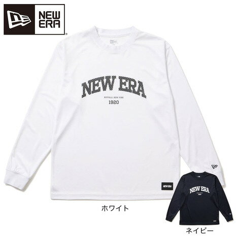 ニューエラ(NEW ERA)(メンズ、レディース)バスケットボールウェア 長袖 オーバーサイズド テック Tシャツ カレッジロゴ 14674776 146747...