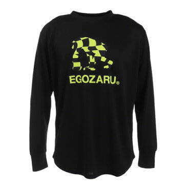 エゴザル(EGOZARU) バスケットボールウェア チェッカード ロゴ ロングTシャツ EZLT-F2101-173 (メンズ)