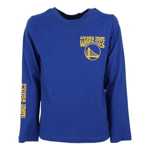 エヌビーエー（NBA）（キッズ）バスケットボールウェア ロンT ウォリアーズ長袖Tシャツ PK2B3BCW2B04 WARRIORS NBA