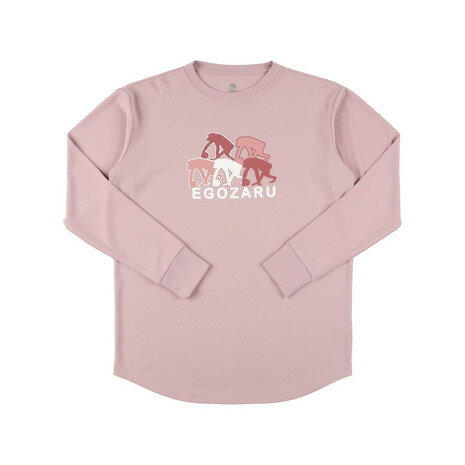 エゴザル(EGOZARU)(メンズ、レディース)バスケットボールウェア ディファレントロゴ ロングスリーブ EZFW25ULS026C220
