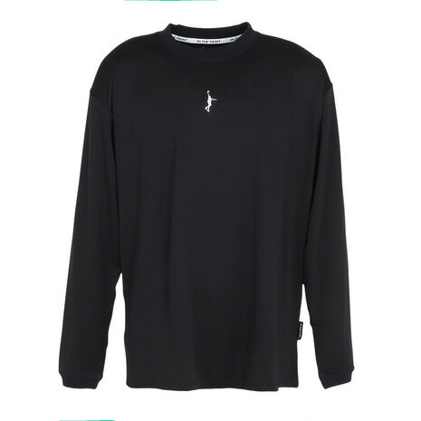 インザペイント(IN THE PAINT)(メンズ、レディース)バスケットボールウェア 長袖Tシャツ ITP24412BLK