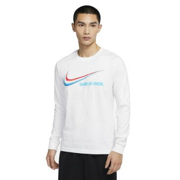 ナイキ（NIKE） バスケットボールウェア ハイブリッドスウッシュフープス ロングスリーブTシャツ DN2998-100 （メンズ）