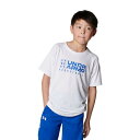 アンダーアーマー(UNDER ARMOUR)(キッズ)バスケットボールウェア ジュニア テック ロゴ ショートスリーブTシャツ 1384729 100 速乾