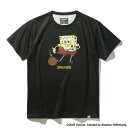 スポルディング(SPALDING)(キッズ)バスケットボールウェア ジュニア Tシャツ スポンジ・ボブ クラビー パーティ SJT25067SBK