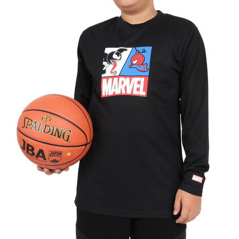 マーベル MARVEL キッズ ジュニア スパイダーマン&ヴェノム ロング UVカット 長袖Tシャツ DS0223010 速乾