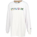 コンバース（CONVERSE）（キッズ）バスケットボールウェア ジュニア プリント長袖Tシャツ CB432356L-1100