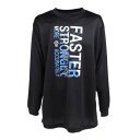 エックスティーエス(XTS)(キッズ)バスケットボールウェア ジュニア ドライプラス 長袖メッセージTシャツ 751TS3ES0043BLK 速乾