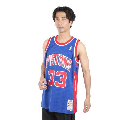 ミッチェルアンドネス(Mitchell&Ness)(メンズ)スウィングマン ジャージー デトロイトピストンズ ロード 1995-96 グラントヒル SMJYAC18025-DPIROYA ミッチェルアンドネス(Mitchell&Ness)(メンズ)スウィングマン ジャージー デトロイトピストンズ ロード 1995-96 グラントヒル SMJYAC18025-DPIROYA