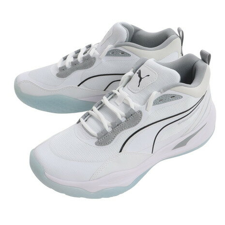 プーマ（PUMA）（メンズ）バスケットシューズ メンズ プレイメーカー プロ バッシュ ホワイト 37757203