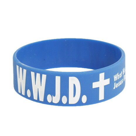 W.W.J.D（W.W.J.D） WWJD シリコンバンド WWJD-88-2 リストバンド ブレスレット バスケットボール （メンズ、レディース、キッズ）