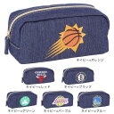 エヌビーエー(NBA)(メンズ、レディース)角型ポーチ デニム NBA-041