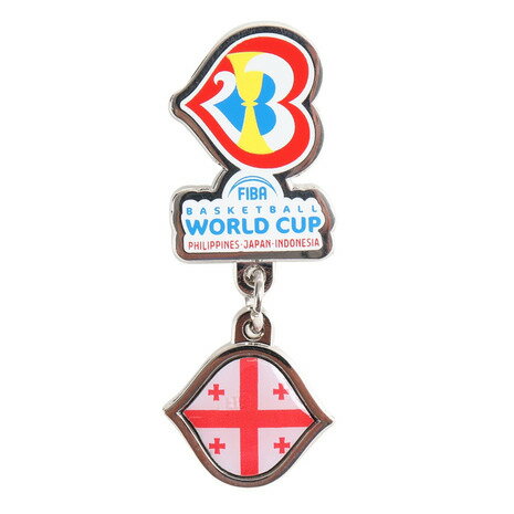 FIBAバスケットボールワールドカップ2023(FIBA BASKETBALL WORLD CUP 2023)(メンズ、レディース、キッズ)ピンバッジ(GEORGIA) 53558 FIBAバスケットボールワールドカップ2023(FIBA BASKETBALL WORLD CUP 2023)(メンズ、レディース、キッズ)ピンバッジ(GEORGIA) 53558