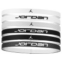 ジョーダン(JORDAN)(メンズ)バスケットボール ジョーダン エラスティックスポーツヘッドバンド 6本入 JD2021-036(4)