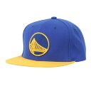 ミッチェルアンドネス(Mitchell&Ness)(メンズ、レディース)チーム 2トーン スナップバック NBA WARRIORS キャップ HHSS3264-...