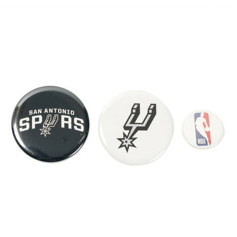 エヌビーエー(NBA)(メンズ、レディース、キッズ)【多少の傷汚れありの為大奉仕】缶バッチセット サンアントニオ・スパーズ NBA32006 バスケットボール