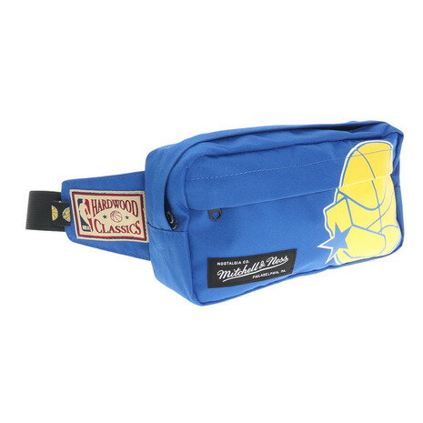 ミッチェルアンドネス（Mitchell&Ness）（メンズ、レディース、キッズ）NBA ゴールデンステートウォリアーズ Fanny Pack−GSW CBFPBA19300-BLU