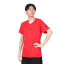 デサント(DESCENTE)(メンズ)バレーボールウェア 半袖バレーボールシャツ DVUXJA50 RED 速乾