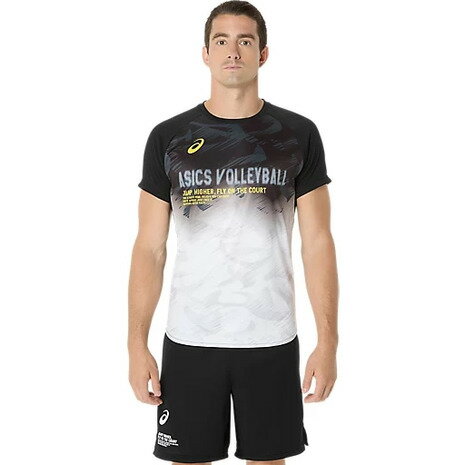 アシックス(ASICS)(メンズ)バレーボールウェア トップライン半袖シャツ 2051A373.002