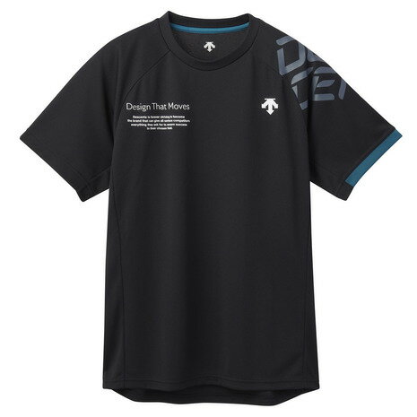 デサント(DESCENTE)(メンズ)バレーボールウェア 半袖バレーシャツ DV5SHT03U BK00