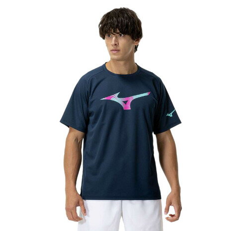 ミズノ(MIZUNO)(メンズ、レディース)ラケットスポーツ プラクティスシャツ 62JAC04314